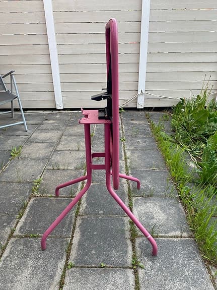 Fermob trädgårdsbord rosa (5 st) och grågrön (5 st)