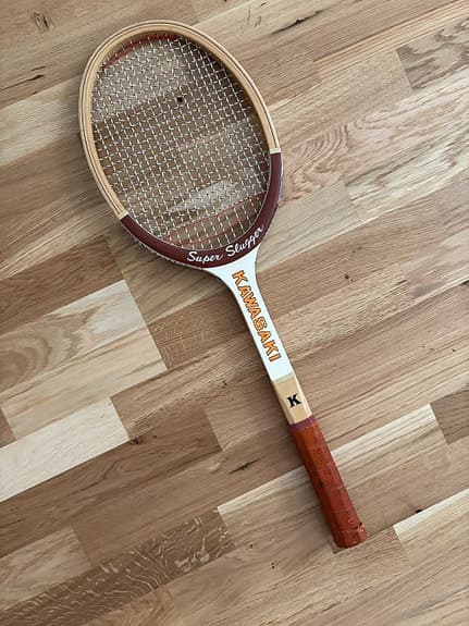Kawasaki Super Slugger trätennisracket