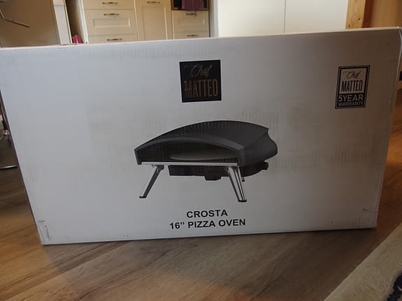 Chef Matteo Crosta 16" pizzaugn, gasdriven