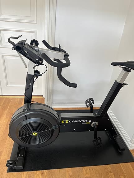 Concept2 BikeErg motionscykel svart
