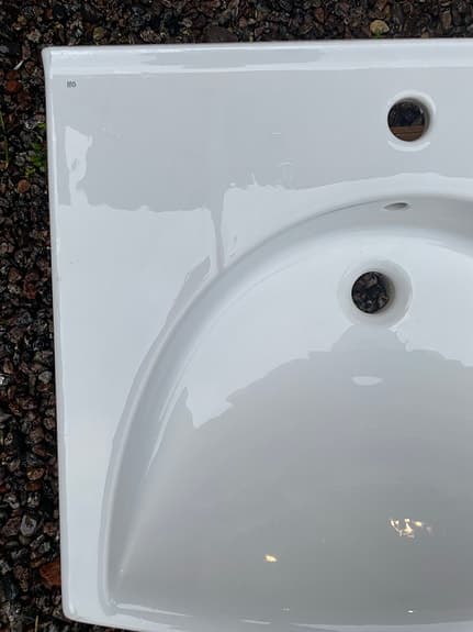 Ifö dubbelt tvättställ 153 cm – mycket fint skick