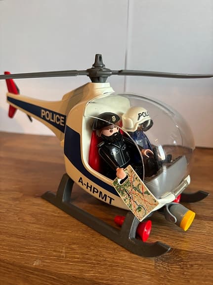 Playmobil polishelikopter med två figurer (3908)