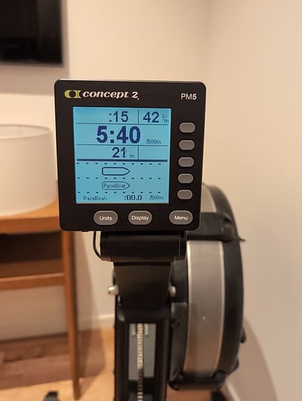 Concept2 Model D roddmaskin med PM5-monitor