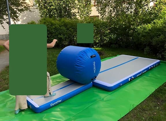 GymPlay Airtrack Talent Trainer Kit & Air Barrel