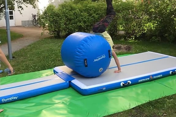 GymPlay Airtrack Talent Trainer Kit & Air Barrel