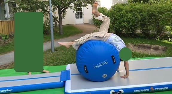 GymPlay Airtrack Talent Trainer Kit & Air Barrel