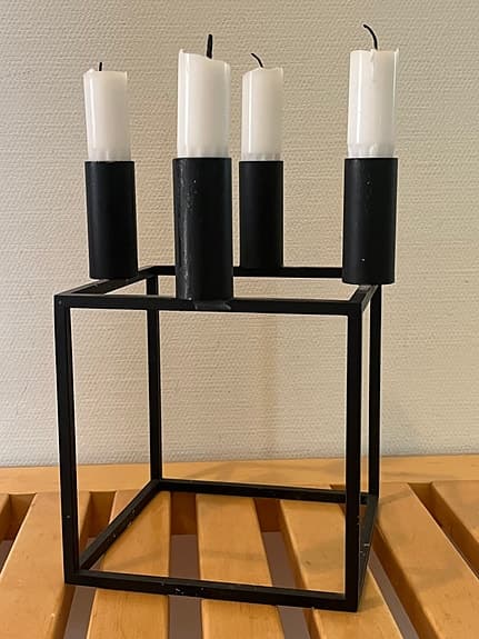 Kubus 4 ljusstake