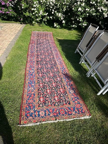 Orientalisk gångmatta flerfärgad