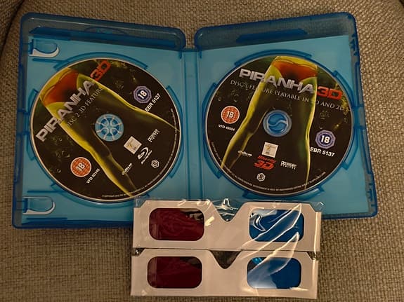 Bluray: Piranha 3D blu-ray film