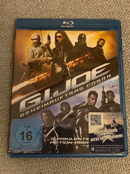 Bluray: G.I. Joe (blu-ray film)