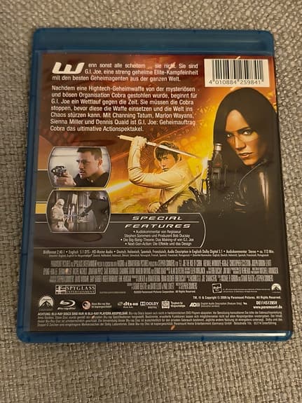 Bluray: G.I. Joe (blu-ray film)