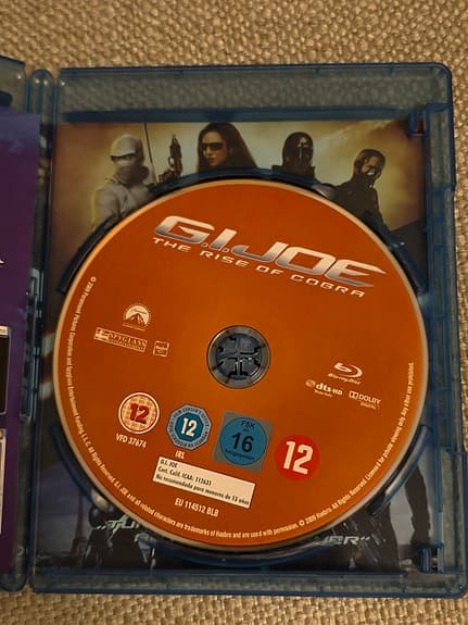 Bluray: G.I. Joe (blu-ray film)