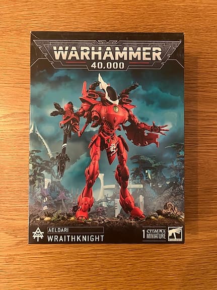 Warhammer 40,000 Eldar Wraithknight figur