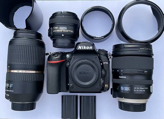 Nikon D750 + Tamron 24-70 G2 + Nikon 50/1.8G + Tamron 70-300 VC
