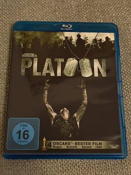 Bluray: Platoon (Blu-ray film) multi-language edition bluray