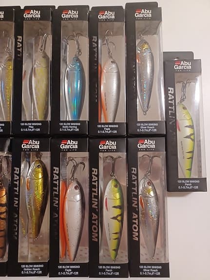 Abu Garcia Rattlin Atom drag – flera färger