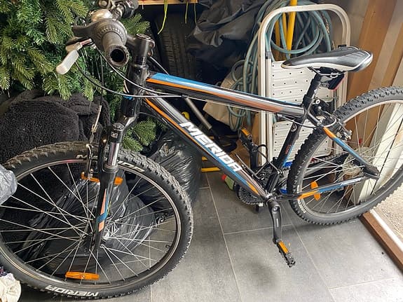 Man cykel