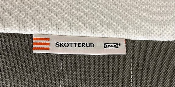 IKEA Skotterud 105 cm bredd med Sauland bäddmadrass