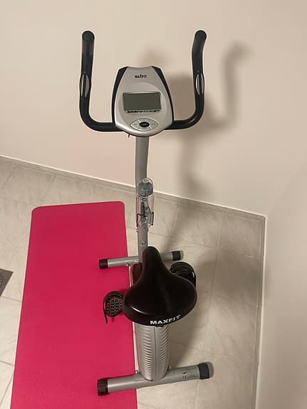 Master träningscykel silver