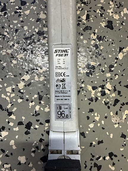 Stihl FSE 31 grästrimmer orange