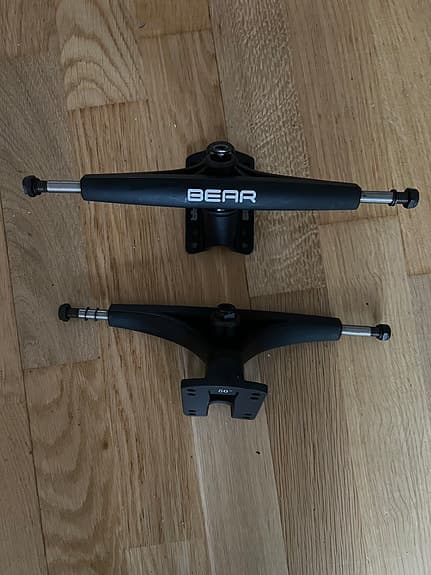 Longboard skateboard truckar