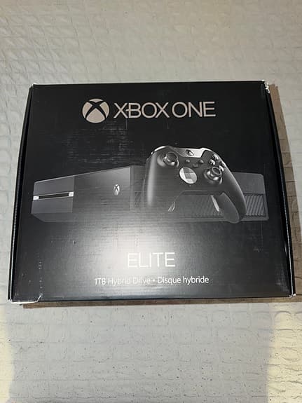 Microsoft Xbox One Elite spelkonsol svart