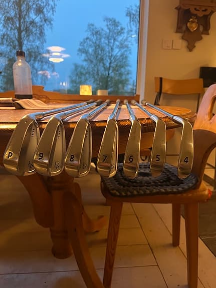 Golfset järnklubbor 4–P med stålskaft