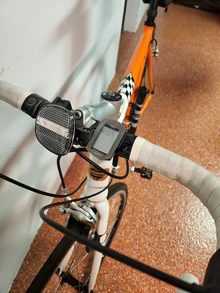 Crescent landsvägscykel 58 cm 28" unisex orange/vit