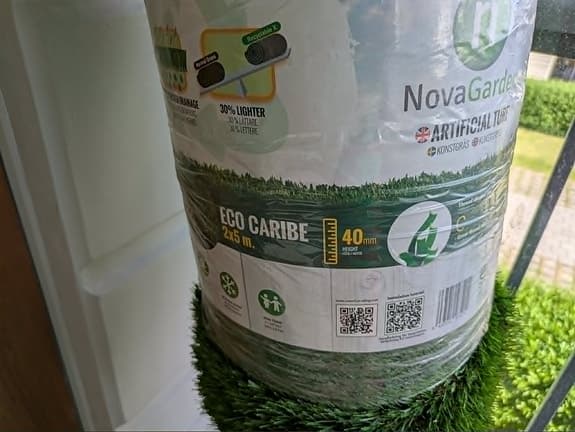 Konstgräs Premium Eco 40 mm – ca 1,6 x 5 m