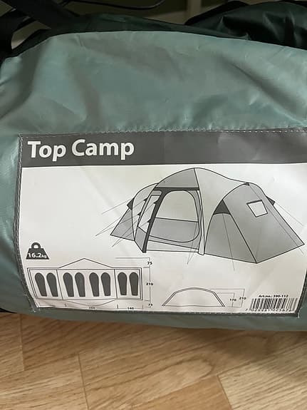 Top Camp tält 4–8 personer
