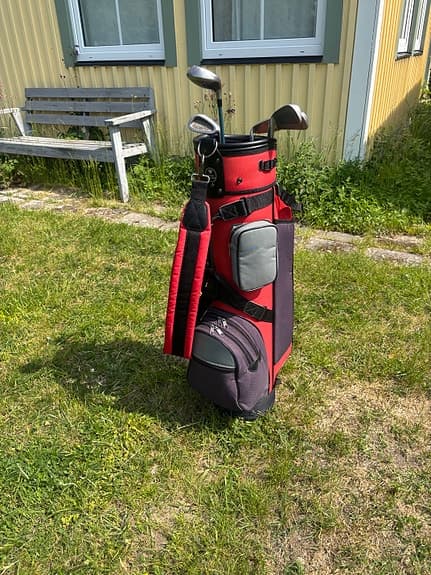 Halvset dam (Lynx Tigress) 5 klubbor + bag