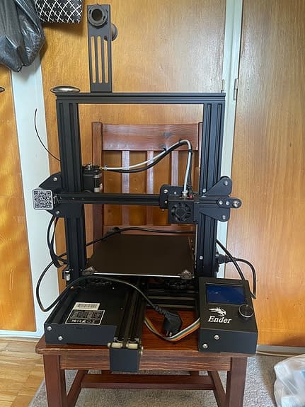 Creality Ender 3 3D-skrivare svart