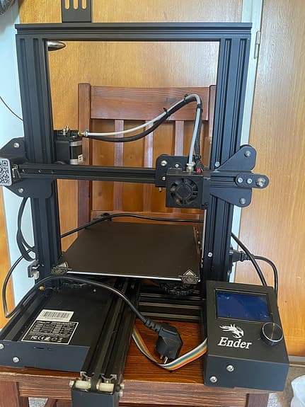 Creality Ender 3 3D-skrivare svart
