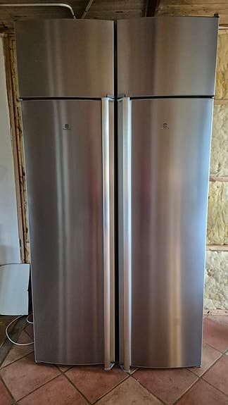 Electrolux rostfri speceriskåp