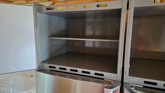 Electrolux rostfri speceriskåp