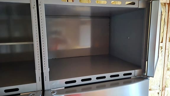 Electrolux rostfri speceriskåp