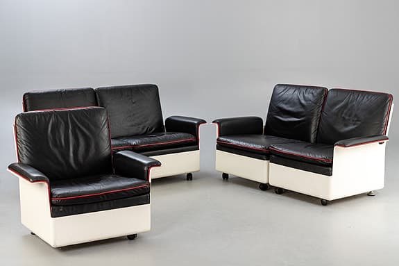 Dieter Rams för Wolfgang Feierbach soffa och fåtölj, 1960-tal