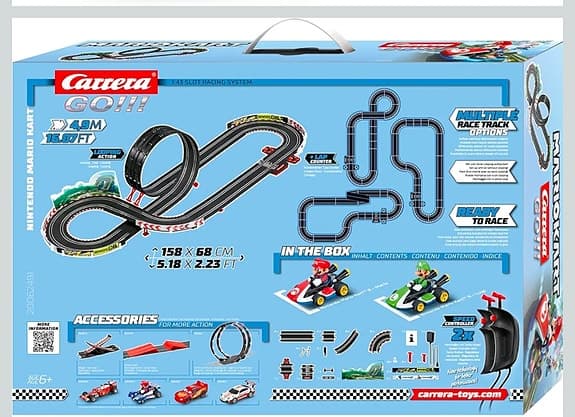 Super Mario Mario Kart bilbana Carrera