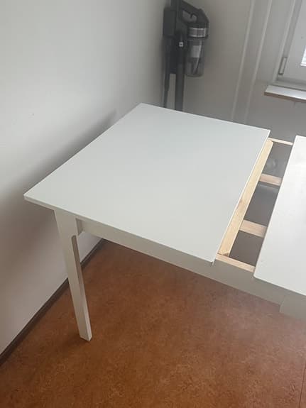 IKEA Ekedalen 120-180 med 4 stolar (Ingolf)