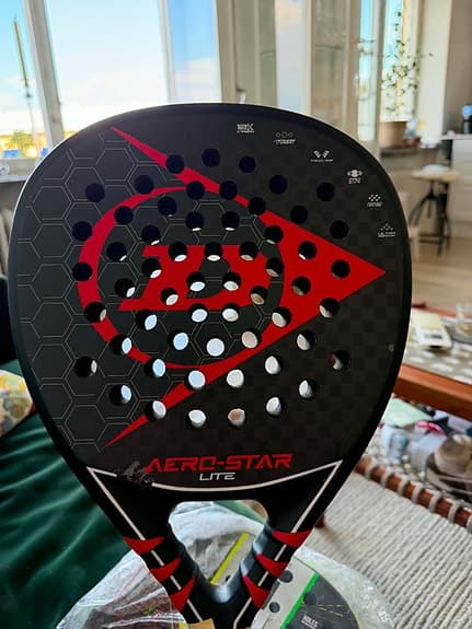 Dunlop Aero-Star Lite padelracket svart/röd