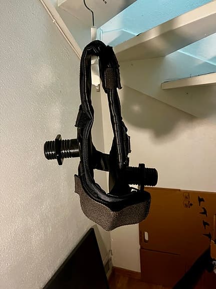 Vadderad viktväst med fästen för 50 mm vikter