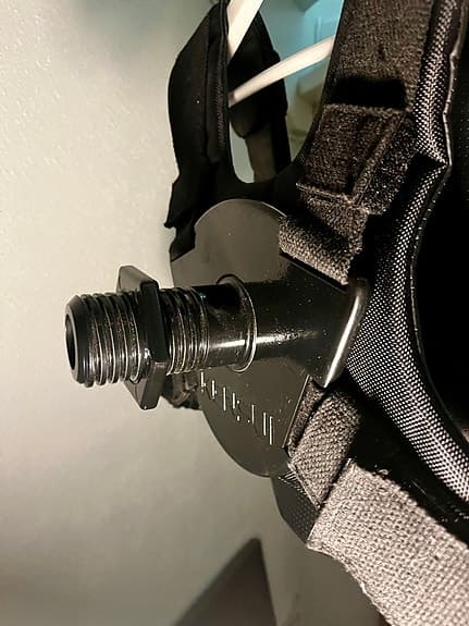 Vadderad viktväst med fästen för 50 mm vikter