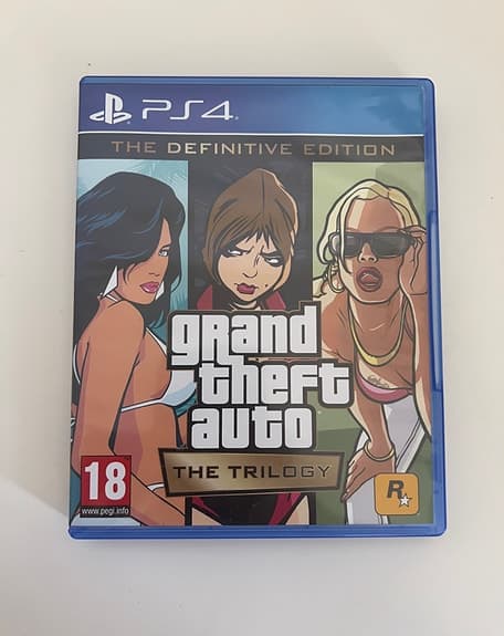 Grand Theft Auto The Trilogy The Definitive Edition PS4 spel