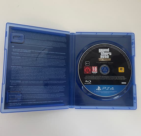 Grand Theft Auto The Trilogy The Definitive Edition PS4 spel