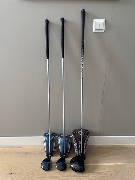 Callaway diablo octane black driver Cobra s3 fw 3:a & 5:a