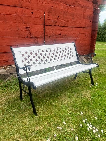 Gjutjärnsbänk