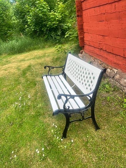 Gjutjärnsbänk