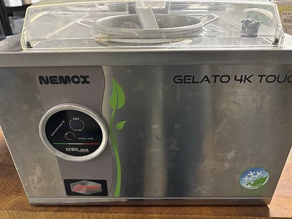 Nemox Gelato 4K glassmaskin rostfri