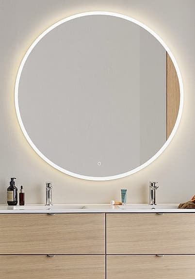 Hafa Store rund badrumsspegel LED 1000 mm