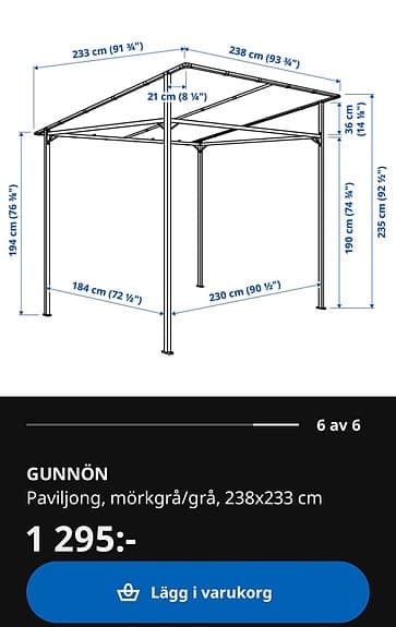 Helt ny paviljong "Gunnön" från IKEA